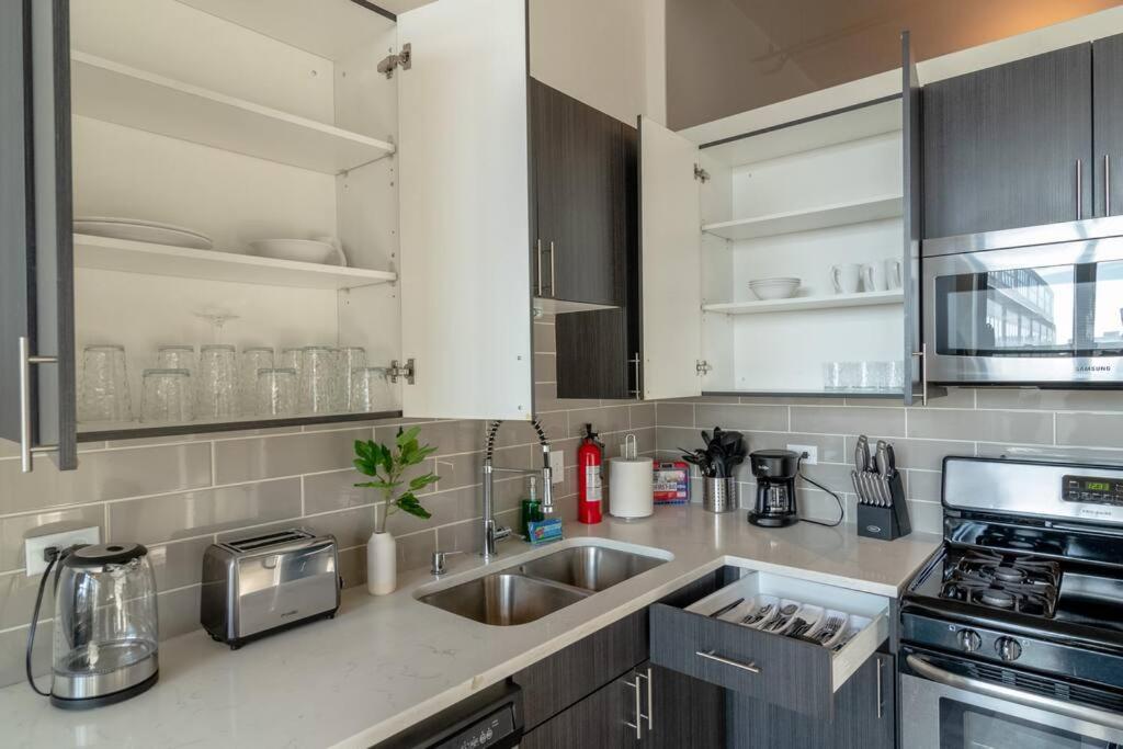 Chicago 2Br Suite Perfect For Convention And Business Trips Near Mccormick Place, Arena, Soldier Field And Grant Park Exterior photo